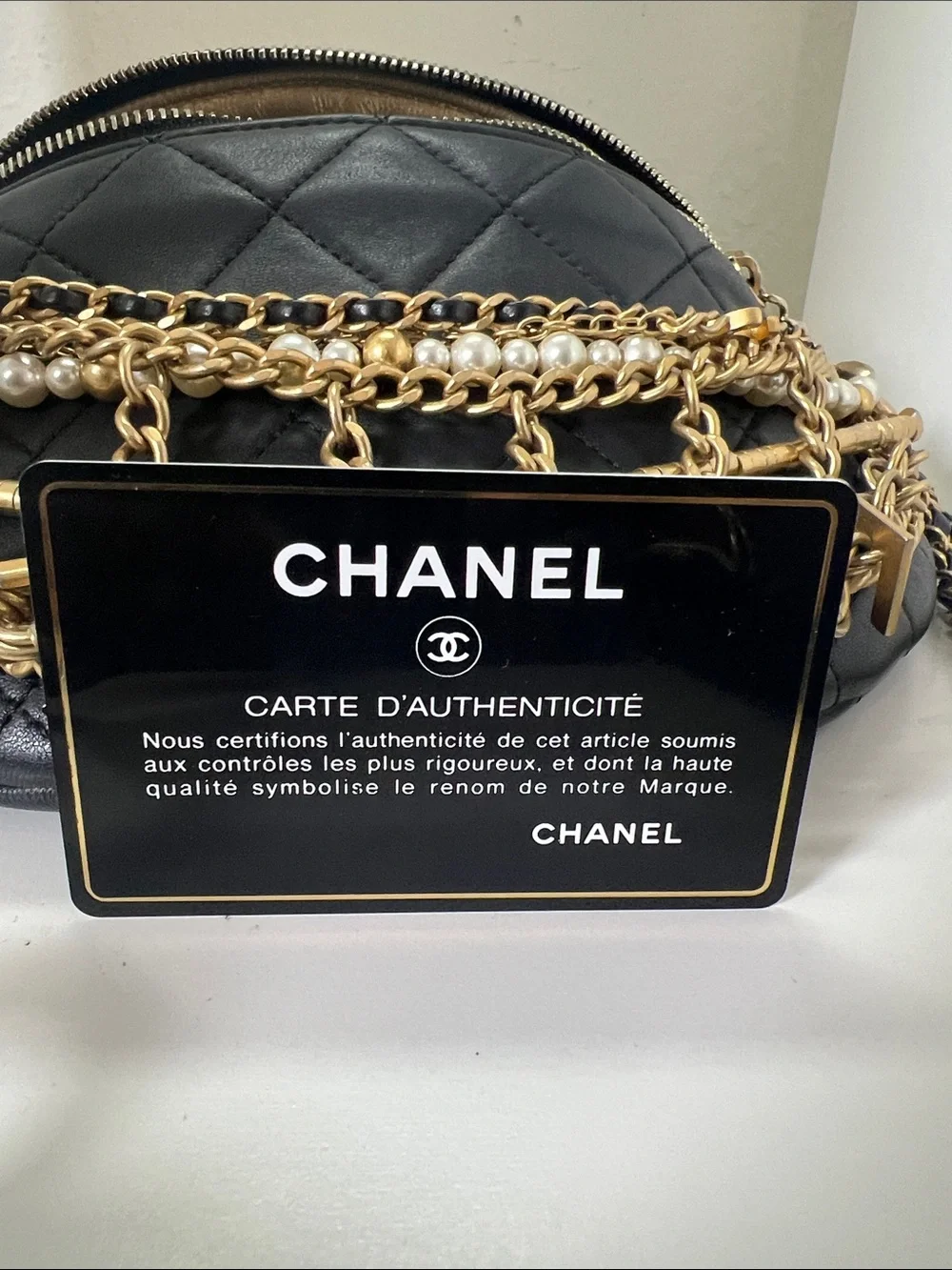 CHANEL All about chains waist belt Ltd-edition  Quilted bag collectors piece!